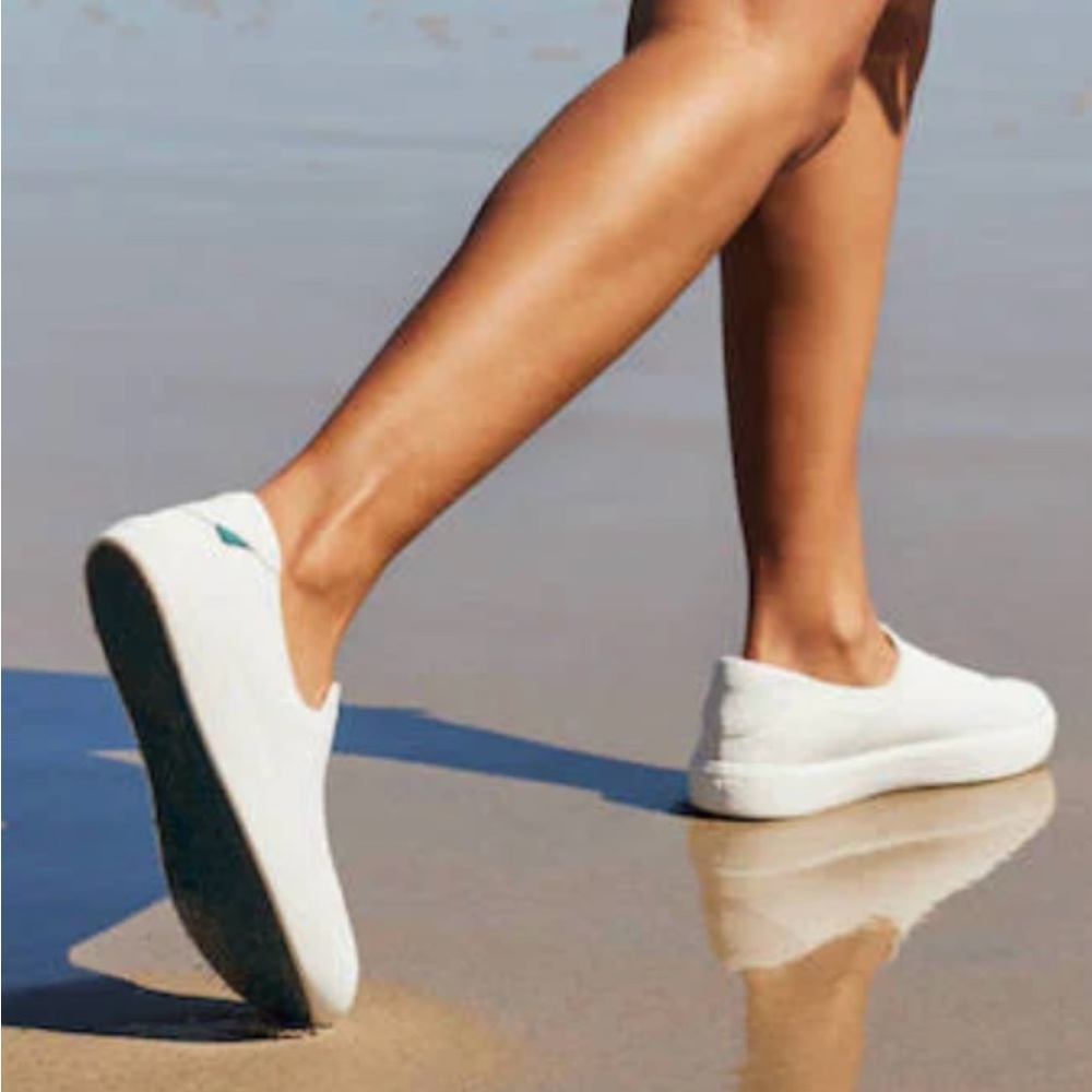 Vessi Women's White Boardwalk Slip-On Shoes - Size 10